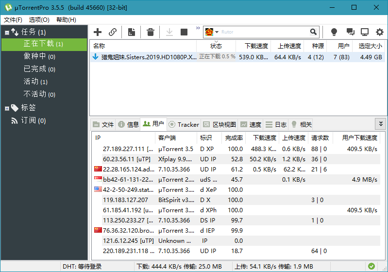 BT下载 uTorrent Pro v3.6.0.47222-77云网创