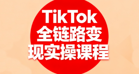 小杨老师·TikTok全链路变现实操课程-77云网创